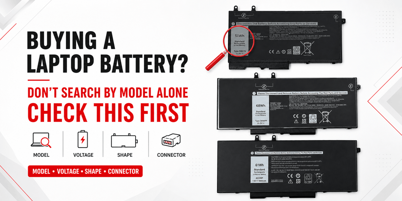 Buying a Laptop Battery? Don’t Search by Laptop Model Alone—Check This First!!!