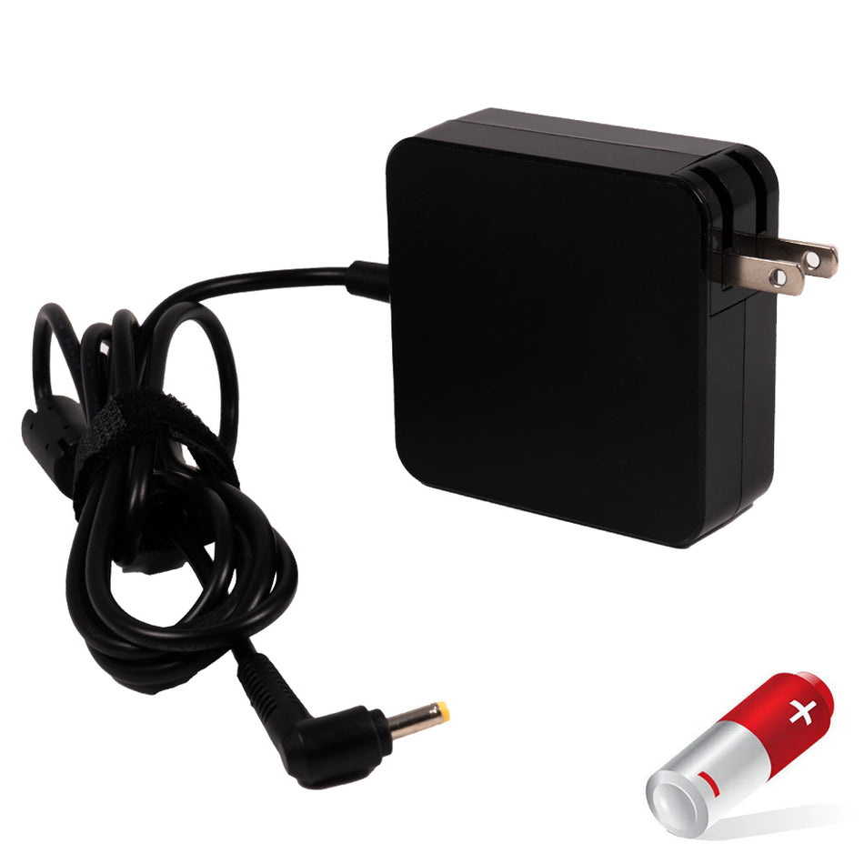 Lenovo Chromebook 100s Chromebook N22 N23 N42 Series Charger AC Adapter Power Cord (1.7 x 4.0mm) [20V 45W/65W] - Compatible Adapter