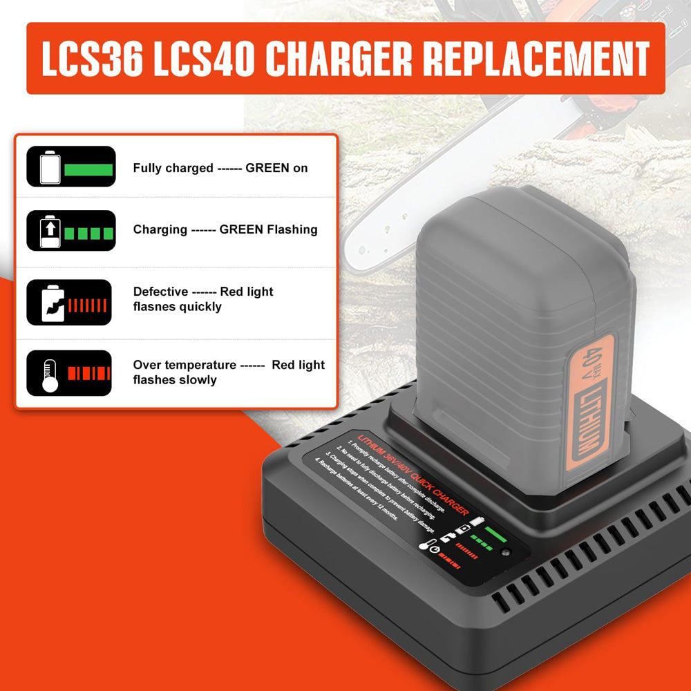 LCS36 LCS40 CHARGER REPLACEMENT