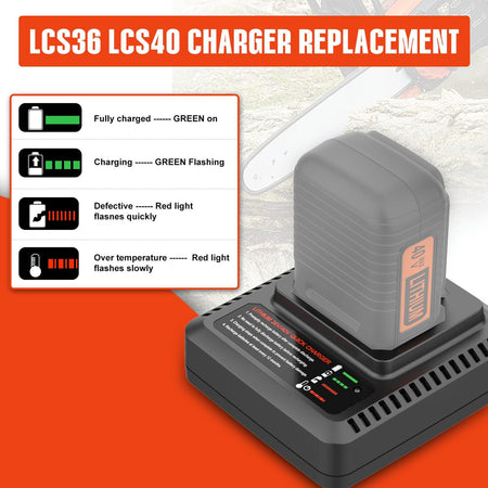 LCS36 LCS40 CHARGER REPLACEMENT
