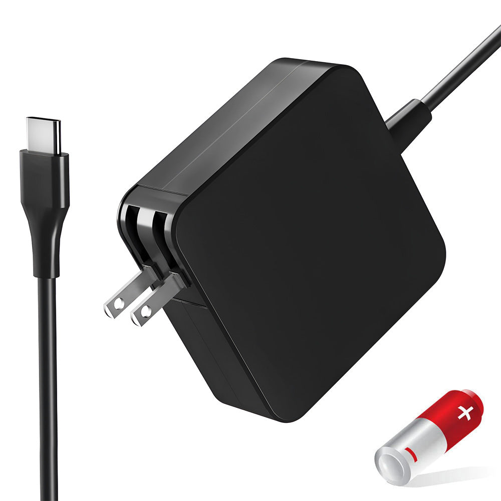 Asus T303U T303UA T305C T305CA Series Laptop Charger AC Adapter Power Cord (USB-C) [65W] - Compatible Adapter