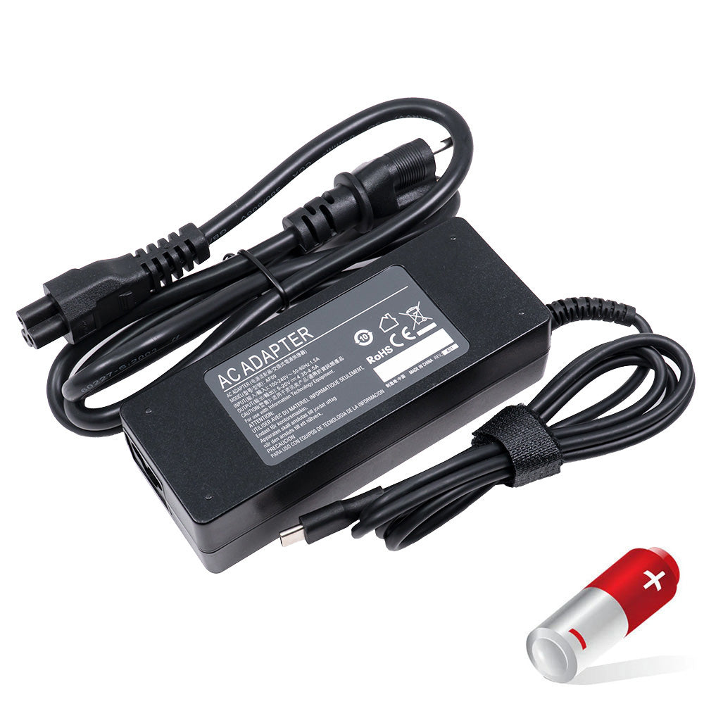 Lenovo ChromeBook C300 C340 C940 S330 S340 S345 S540 Series Laptop Charger AC Adapter Power Cord (USB-C) [65W] - Compatible Adapter