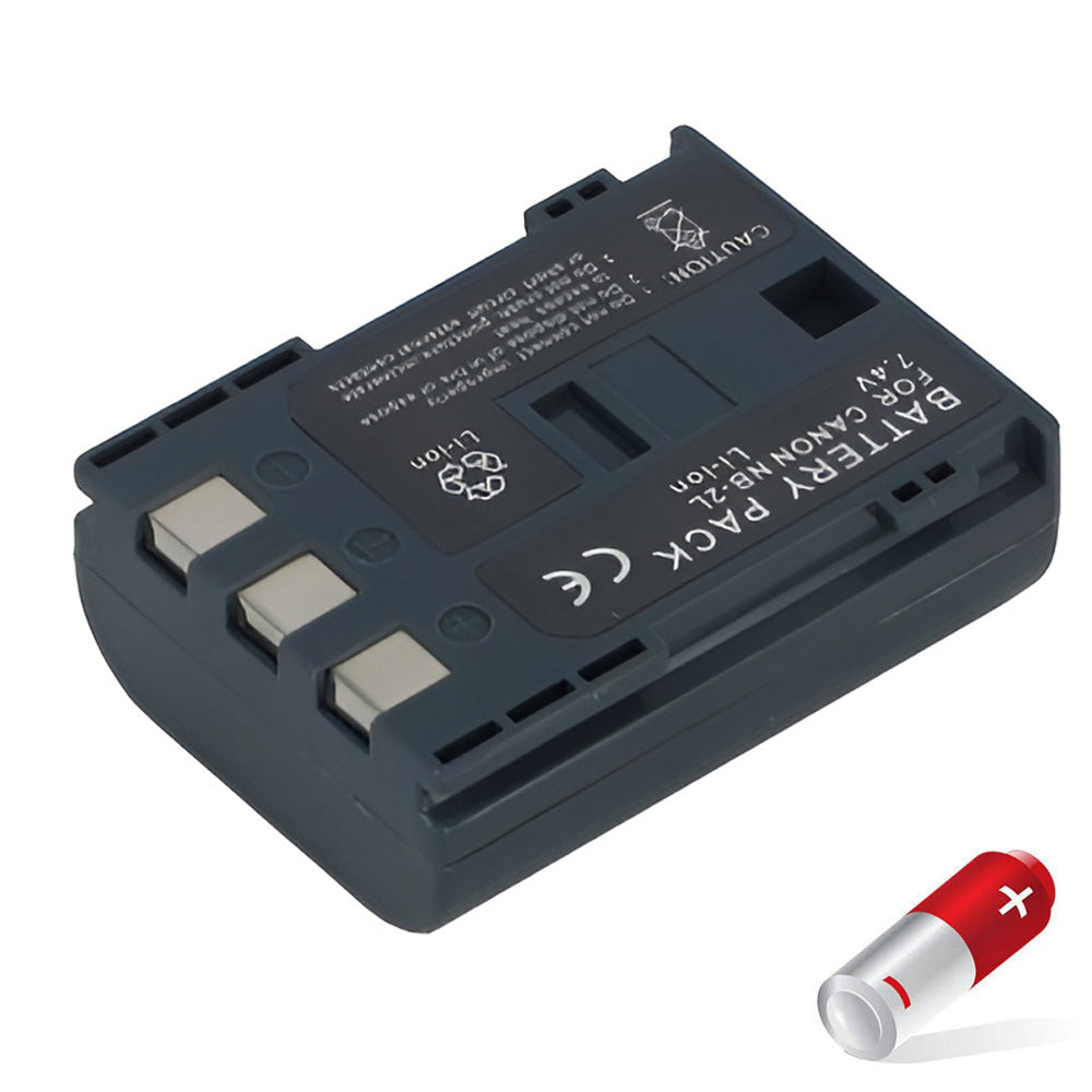 Canon NB-2LH Digital Camera Battery for Canon PowerShot G7 G9 S30 S40 S45 S50 S60 S70 S80 Elura 40MC 50 60 70 80 85 90 Digital Camera [7.4V] Compatible Battery