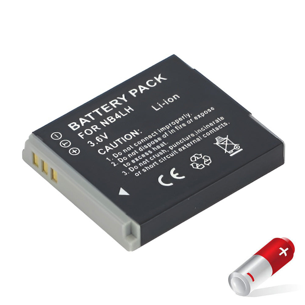 Canon NB4L NB-4LH Digital Camera Battery for Canon Digital IXUS 30 40 50 55 60 65 IXY Digital 40 50 55 60 70 80 L3 L4 Digital Camera [3.7V] Compatible Battery