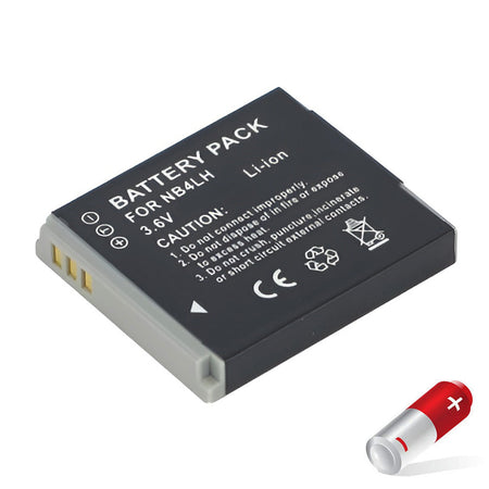 Canon NB4L NB-4LH Digital Camera Battery for Canon Digital IXUS 30 40 50 55 60 65 IXY Digital 40 50 55 60 70 80 L3 L4 Digital Camera [3.7V] Compatible Battery