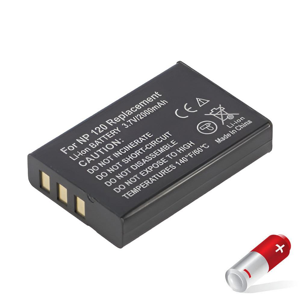 Pentax D-L17 DB-43 DLF120 Digital Camera Battery for Pentax Optio 450 550 555 750Z MX MX4 Digital Camera [3.7V] Compatible Battery