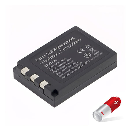 LI-10B Digital Camera Battery for Olympus Camedia C-470 C-50 C-5000 C-60 C-70 C-7000 C-760 C-765 C-770 Ultra Zoom U-15 U-20 U-25 U-30 U-40 Digital Camera [3.7V] Compatible Battery