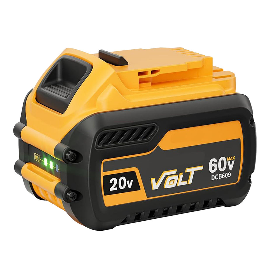 Dewalt 60V Cordless Power Tools Battery for Dewalt 60 Voltage DCB606 DCB612 DCB606-2 DCB609 DCB609-2 DCB180 DCB200 DCB201 DCB203 DCB204 DCB205 DCB206 DCB207 DCD DCF DCG DCS [20V/60V] Compatible Battery