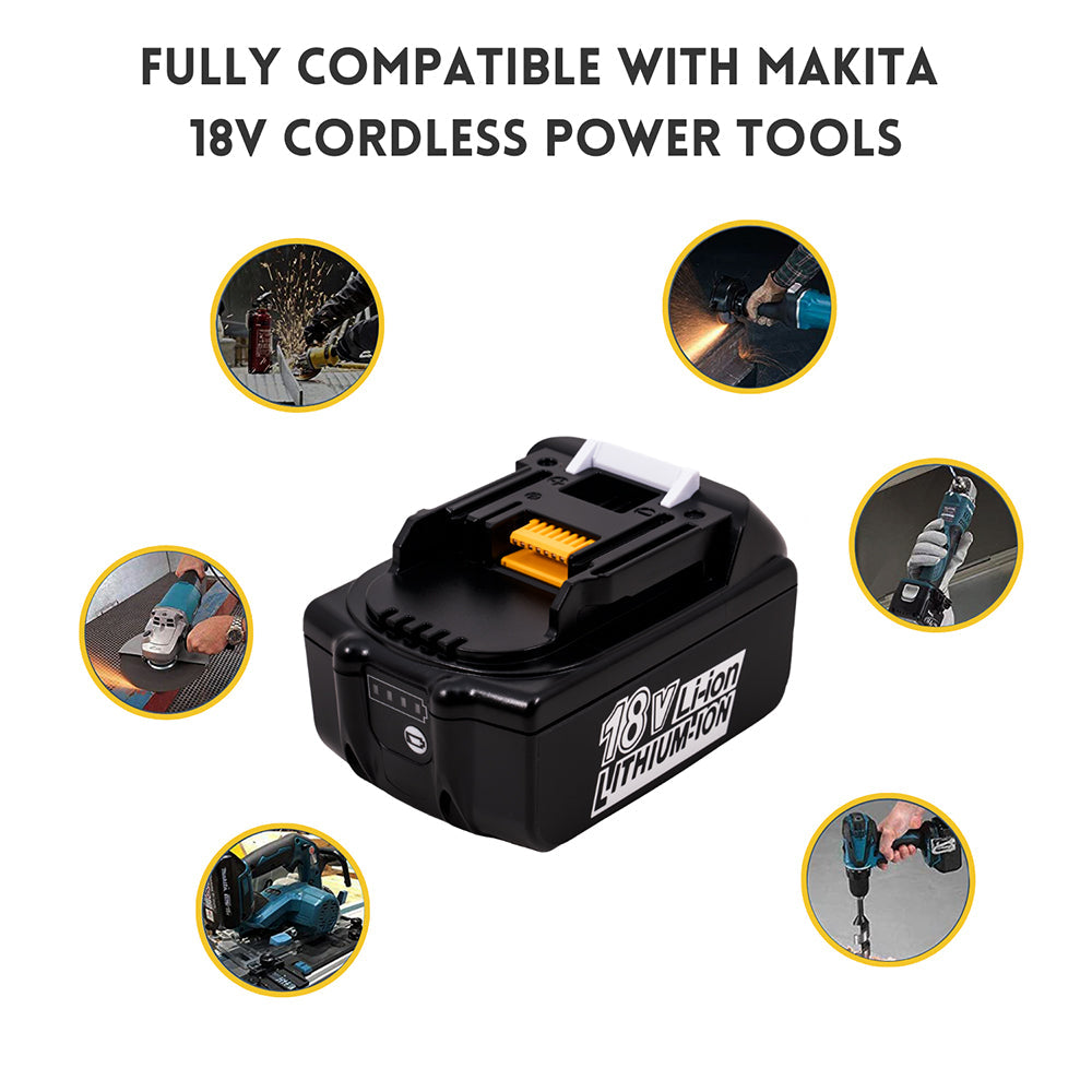 Makita BJV180 BJV180Z BPB180 BPB180Z BSS501 BSS501Z [18V / 108Wh] Power Tool Battery Replacement