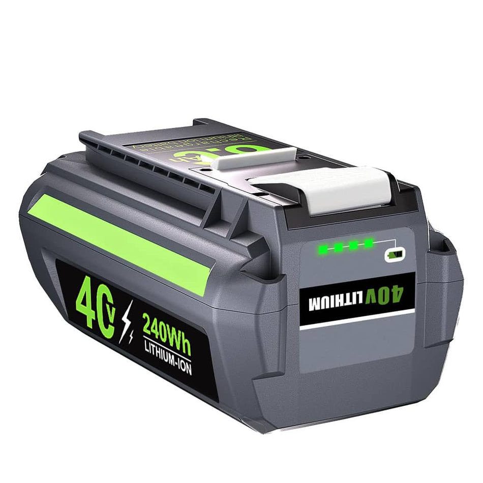 Ryobi 40V Cordless Power Tools Battery for Ryobi 40 Voltage OP4015 OP4026 OP40201 OP40261 OP4030 OP40301 OP4040 OP40401 OP4050 OP4050A OP40501 OP40601 BPP1820 1322401 1400672 [40V] Battery Replacement