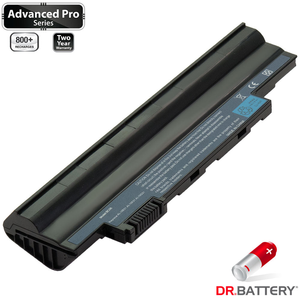 Acer AL10A31 AL10B31 31CR17/65-2 AL10G31 LC.BTP00.129 Aspire One D255 D255E D260 522 [11.1V]] Advanced Pro Battery