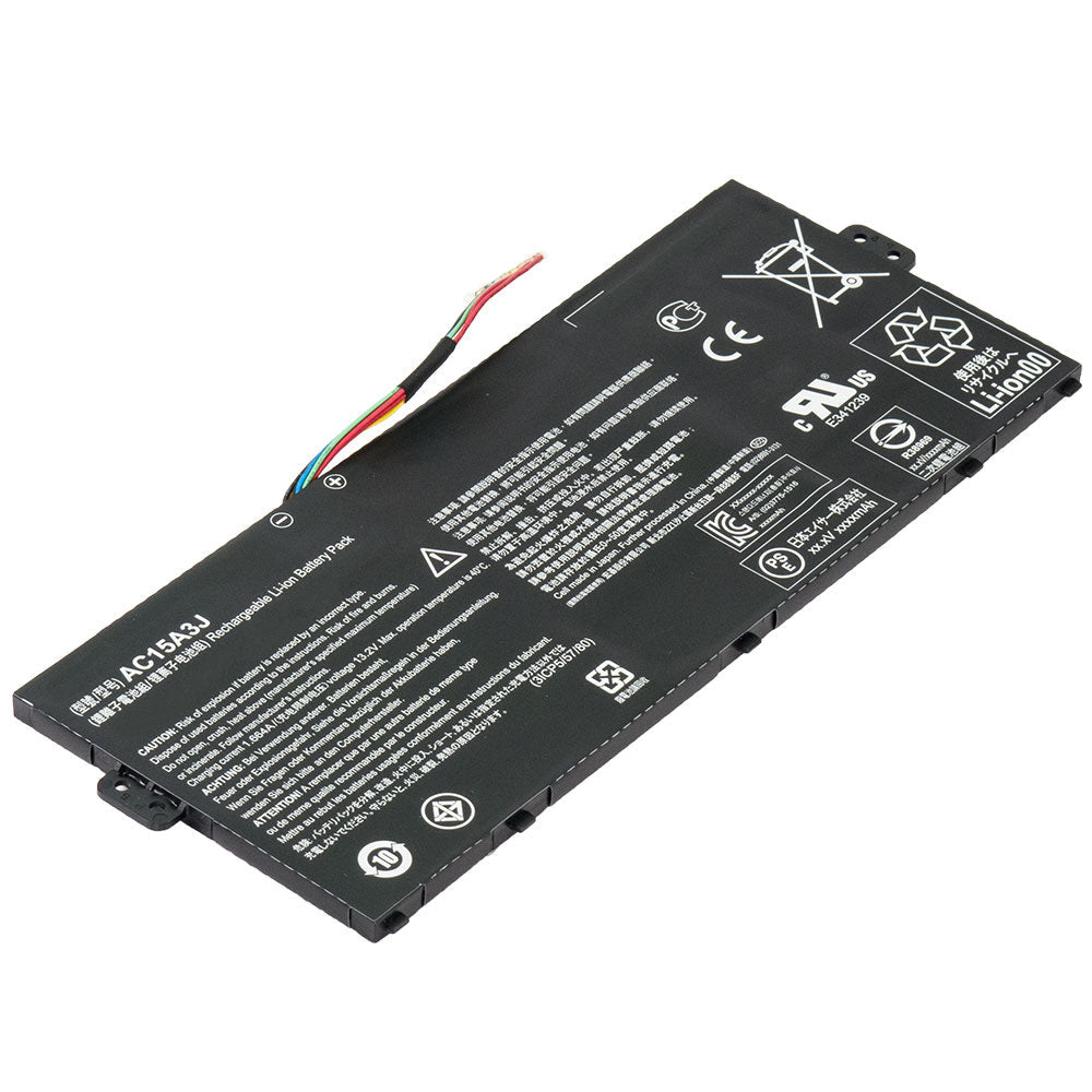 KT.00303.017 AC15A8J Battery for Acer Chromebook R11 C738T Series Chromebook R11 CB5-132T Series Chromebook 11 C735 C735T Series Chromebook 11 CB3-131 Series laptop AC15A3J [10.8V/11.4V] Compatible Battery