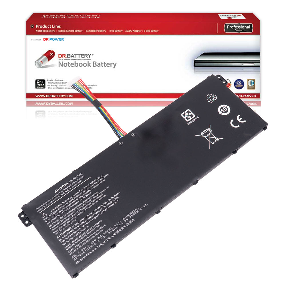 Acer Aspire 7 A715-42G Series Laptop Battery AP19B8K KT00304013 AP19B5K [11.25V/11.4V] Compatible Battery