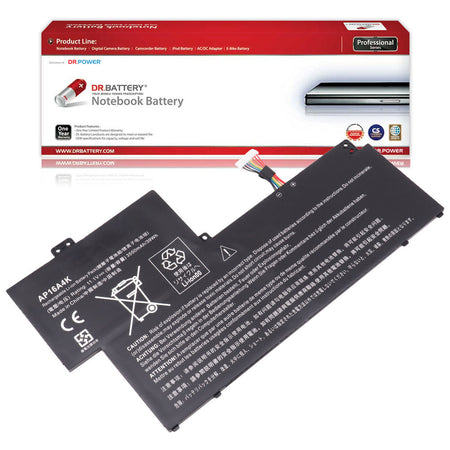 Acer Swift 1 SF113-31 Series Laptop Battery AP16A4K KT.00304.003 3ICP4/68/111 KT.00304.007 [11.1V/11.25V] Compatible Battery