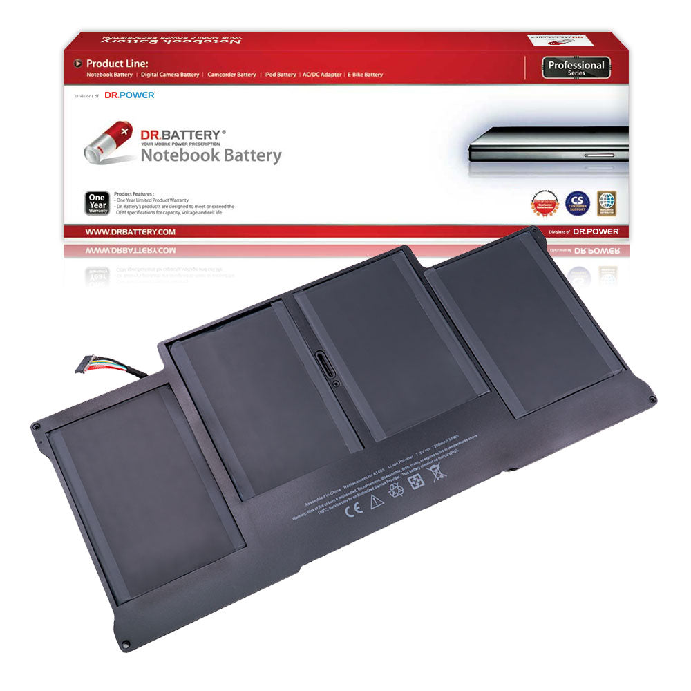 Apple MacBook Air 13 Inch Battery (2010 2011 2012 2013 2014 2015 2016 2017 Years Version) A1466 A1496 A1369 A1405 A1377 661-7474 [7.6V] Compatible Battery