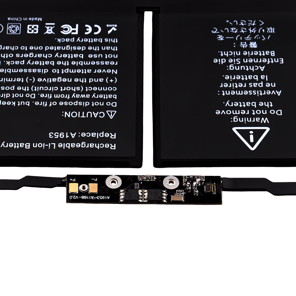 Apple A1990 A1953 MacBook Pro 15 inch Touch Bar (Mid 2018, 2019) EMC 3215 3359  [11.4V / 83.6Wh] Laptop Battery Replacement