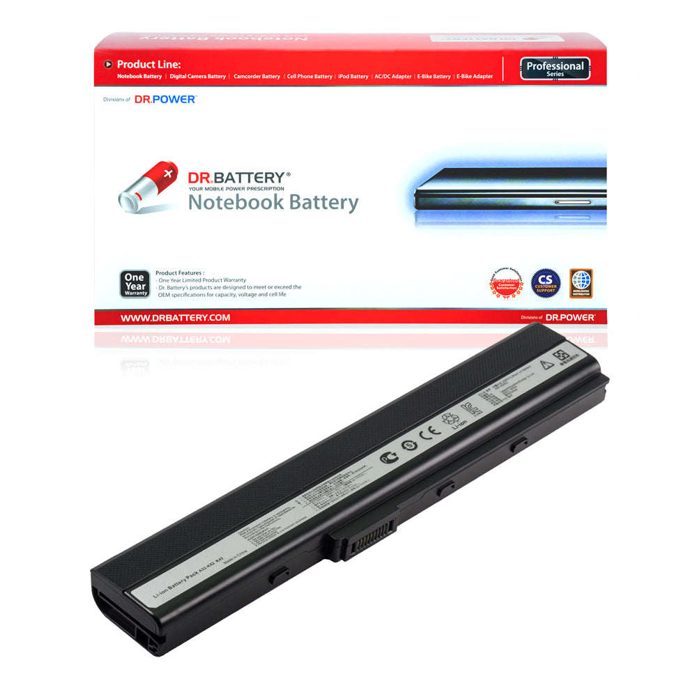 Asus K52F X52F K52J A52F K52JC B53S A42DY Series Laptop Battery [10.8V] Compatible Battery