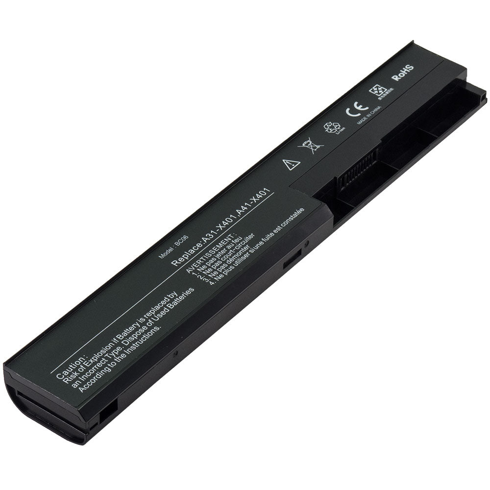 A32-X401 compatible laptop battery for Asus X401A, X501A, X401U