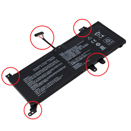 Asus VivoBook 14 X412FJ Series VivoBook 15 F512FA 15 X512DA Series Asus Y4100FA X412FJ A412FA Series C21N1818 [7.7V / 29Wh] Laptop Battery Replacement