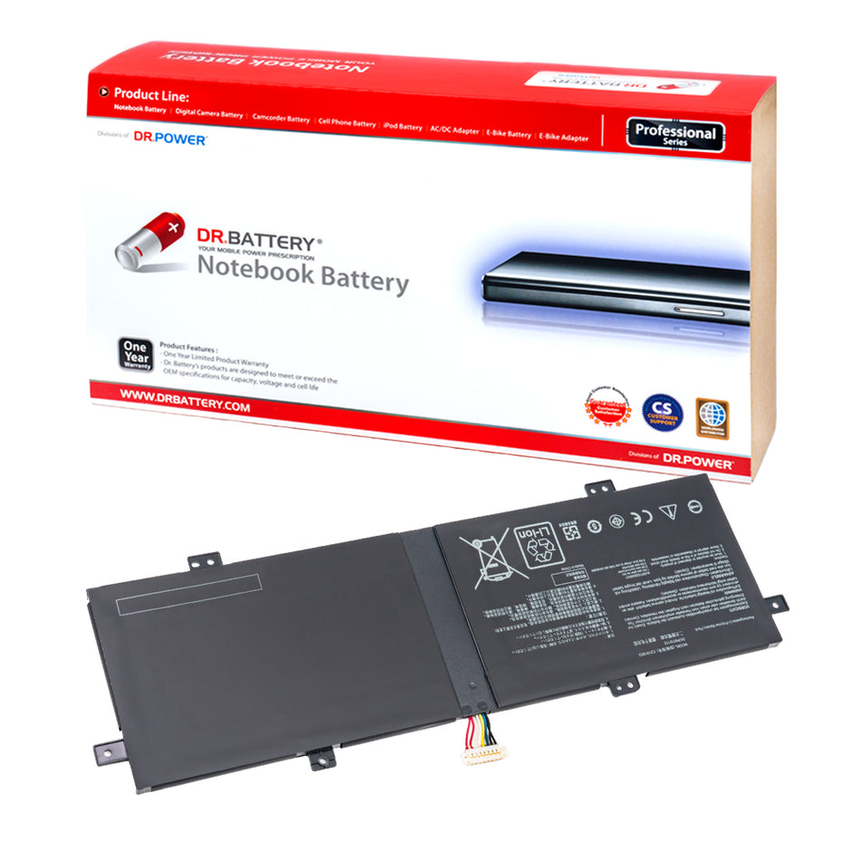 Asus C21N1833 Battery for Asus ZenBook UX431 Asus VivoBook S14 S431FL S431FA Asus ZenBook 14 UX431FA UX431FL UM431DA UX431FA Series 0B200-03340000 [7.7V] Compatible Battery