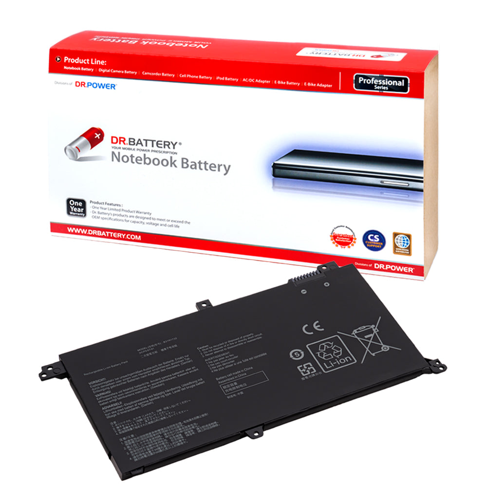 Asus VivoBook S14 S430FA S430FN S430UA S430UAN S430UN S430UF Series Laptop Battery B31N1732 0B200-02960400 [15.52V] Compatible Battery