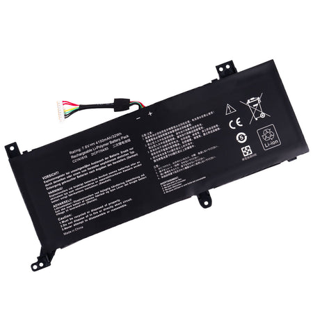 Asus B21N1818-2 C21N1818-2 Battery for Asus VivoBook 14 F412DA F412DK F412FJ F412FA F412FL F412UA A412FA A412DA A412FL A412FJ A412UA X412DA X412FA X412FJ X412FL X412UA X412UB X412UF R424DA Series C21PPJH 0B200-03280500 [7.6V/7.7V] Compatible Battery