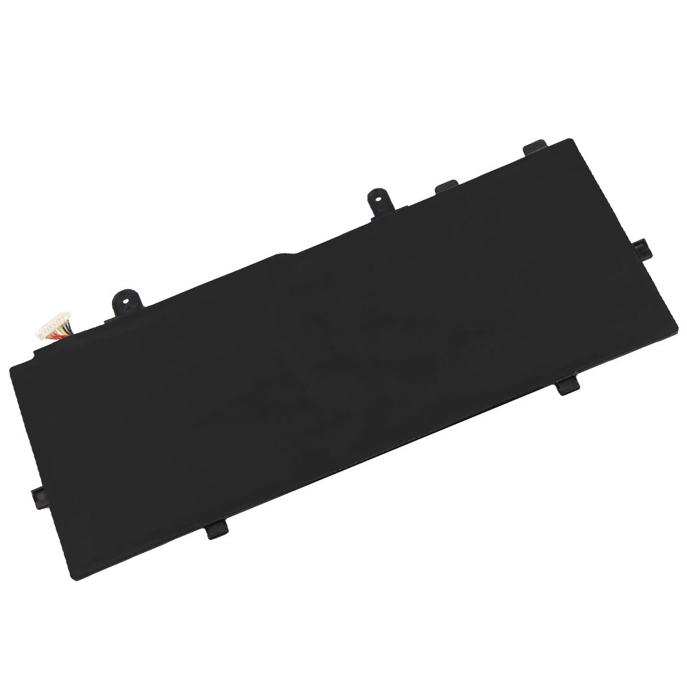 Back view of compatible laptop battery for Asus VivoBook Flip J401MA J401NA