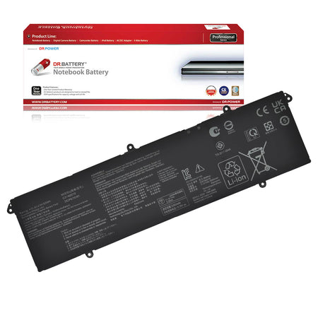 C31N2019 compatible laptop battery for Asus VivoBook Pro 14 OLED Pro 14X OLED Pro 15 OLED with DrBattery packaging