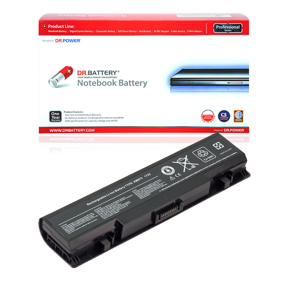 PP31L RM791 KM973 Battery for Dell Studio 17 1735 1736 1737 Series KM976 312-0708 KM974 312-0711 312-0712 KM978 MT335 MT342 PW823 PW824 PW835 RM868 RM870 RW835 [11.1V] Compatible Battery