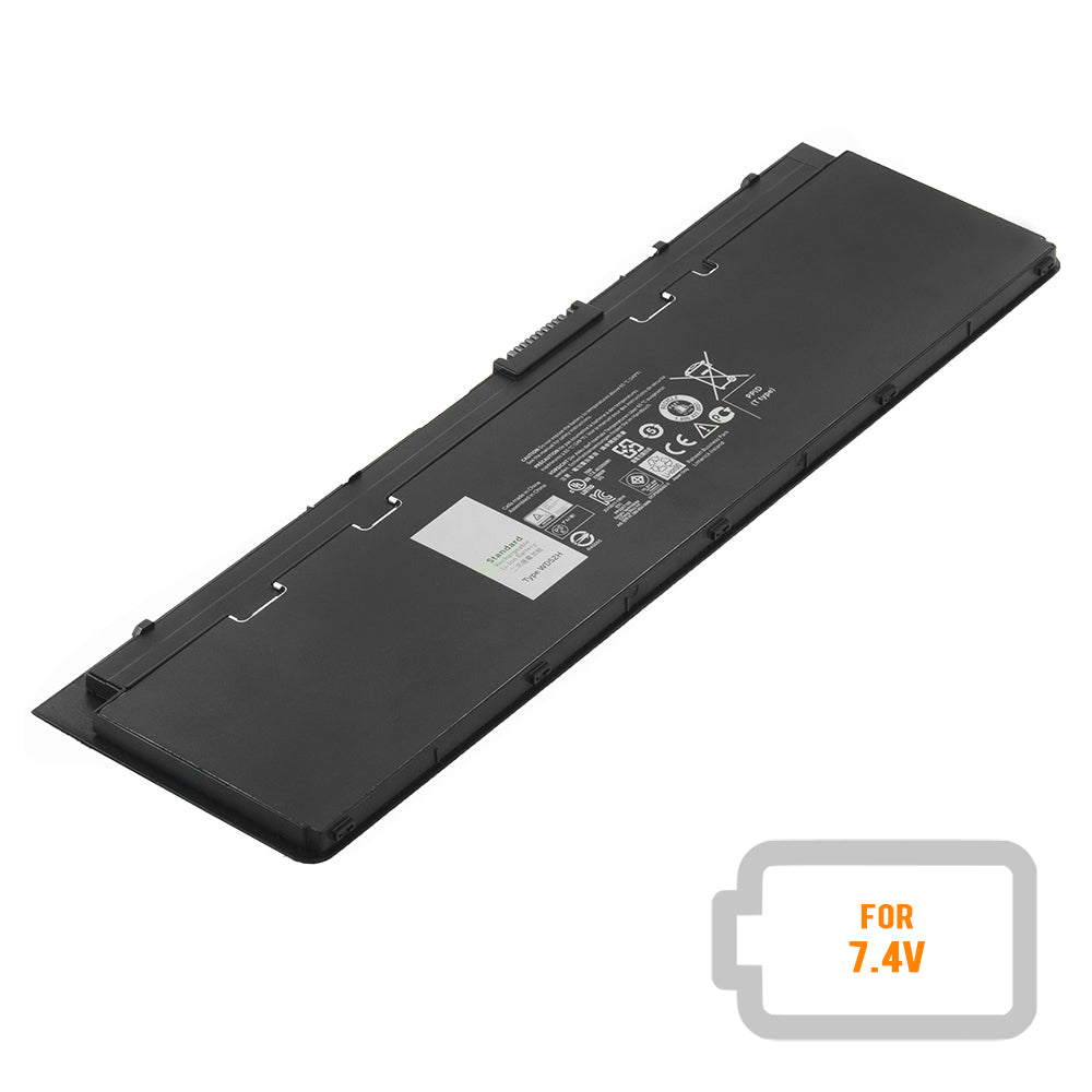 Dell GVD76 WD52H Latitude E7240 E7250 0KWFFN 451-BBFW 451-BBFX FW2NM HJ8KP J31N7 KWFFN NCVF0 Y9HNT [7.4V / 40Wh] Laptop Battery Replacement