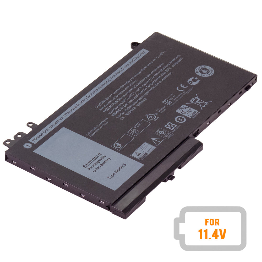 NGGX5 Dell Latitude E5470 E5270 E5250 E5570 E5550 M3510 JY8D6 RDRH9 0JY8D6 954DF 451-BBUM 451-BBUJ YD8XC 0RDRH9 0RYXXH JY8DF NCVW8 [11.4V] Laptop Battery Replacement