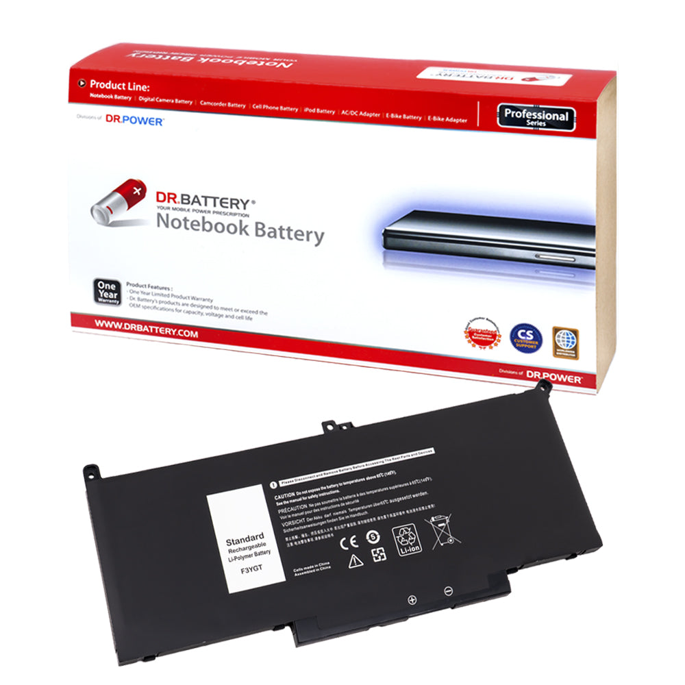 Dell Latitude 14 7490 7480 Series Laptop Battery [7.6V] 5800mAh / 44Wh Compatible Battery