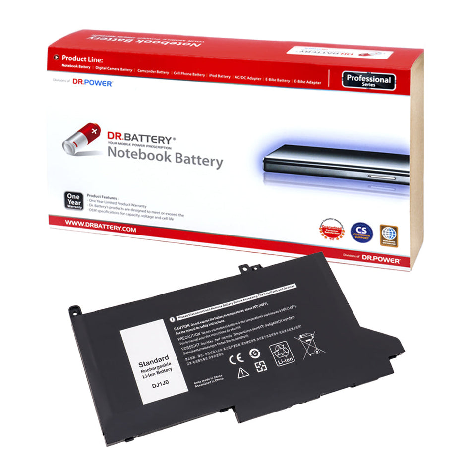 PGFX4 ONFOH Battery for Dell Latitude 14 7440 7480 7490 E7480 E7490 Latitude 13 7380 7390 E7380 E7390 Latitude 12 7280 7480 7290 E7280 E7290 Series Laptop DJ1J0 451-BBZL [11.4V] Compatible Battery