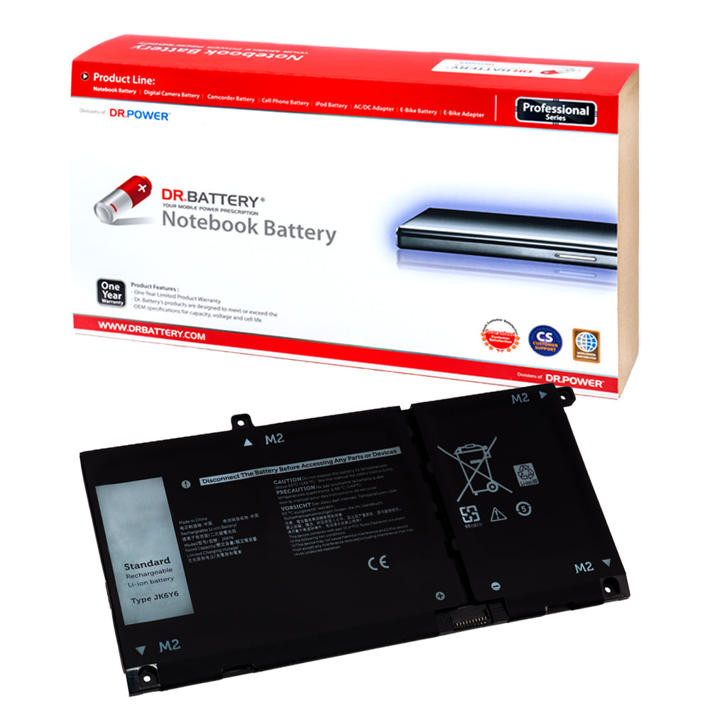 Dell Latitude 3410 3510 Series Laptop Battery JK6Y6 CF5RH C5KG6 5NDNH [11.25V/11.4V] Compatible Battery