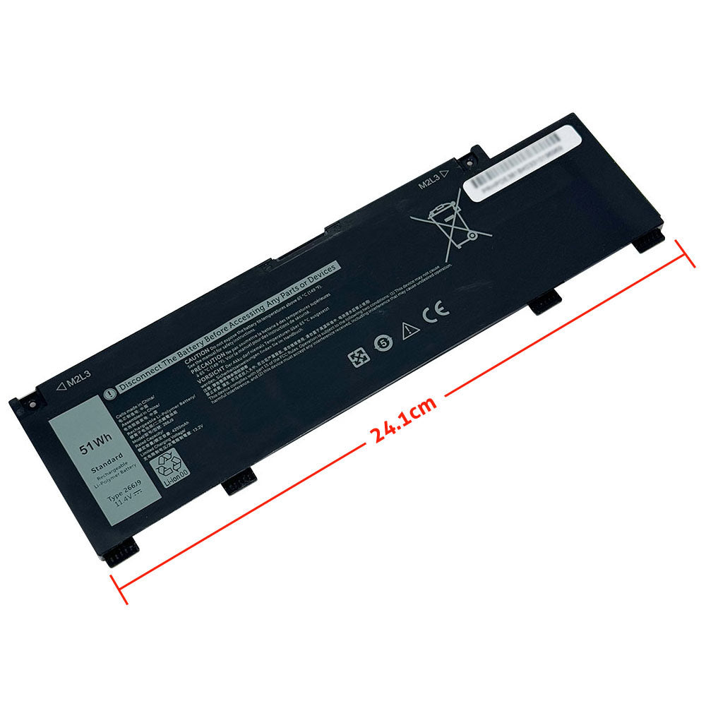 Dell G3 15 3500 3590 3790 Series Laptop Battery 266J9 M4GWP 0415CG C9VNH 0PN1VN [11.4V] Compatible Battery