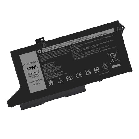 Front view of compatible laptop battery label for Dell Precision 15 3560