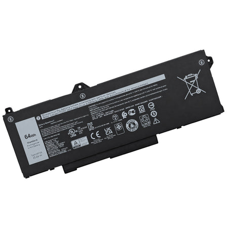 Front view of GRT01 compatible laptop battery for Dell Latitude 5421 5431 5521 5531 Precision 3470 3561 3571