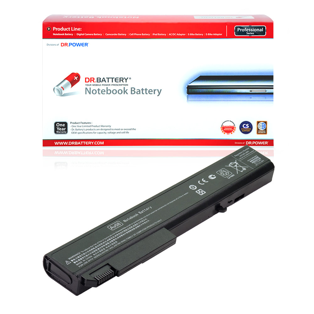 KU533AA Battery for HP EliteBook 8540p 8540w 8530w 8530p 8310p 8310b 8530 Series HP EliteBook 8730p 8730w 8740p 8740w 8710p 8710w 8710b 8730 Series Laptop AV08 HSTNN-LB60 493976-001 NBP8A82 458274-363 HSTNN-OB60 [14.4V] Compatible Battery