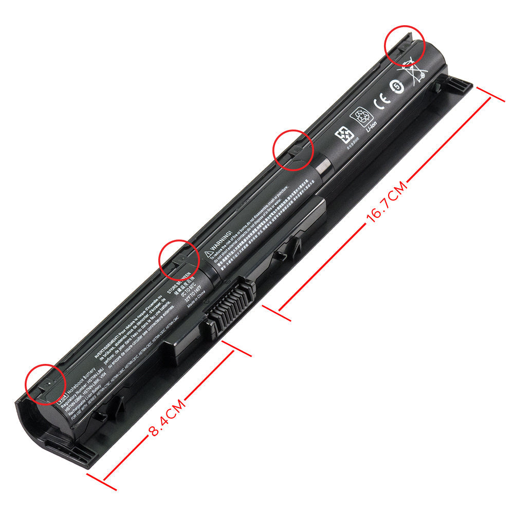 HP Pavilion 15-p000 17-f193nf 15-p099nd 15-p030nr 14-v000 17-f000 Series Laptop Battery 756746-001 756745-001 756743-001 756479-421 VI04 756744-001 756478-421 [14.8V] Compatible Battery