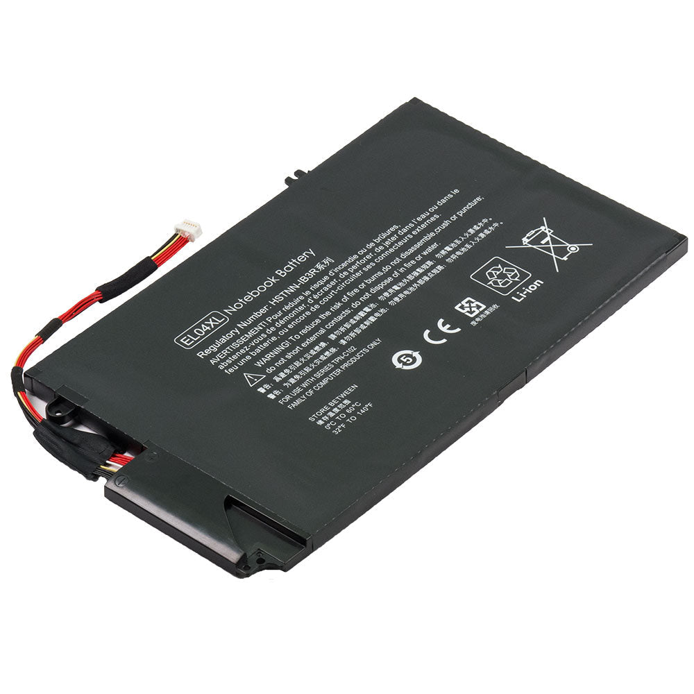 HP Envy TouchSmart Ultrabook 4-1000 4-1100 4-1200 4T-1000 4T-1100 Series Laptop Battery EL04XL 681949-001 TPN-C102 EL04 681879-1C1 HSTNN-IB3R HSTNN-UB3R 681879-171 ELO4XL [14.8V] Compatible Battery