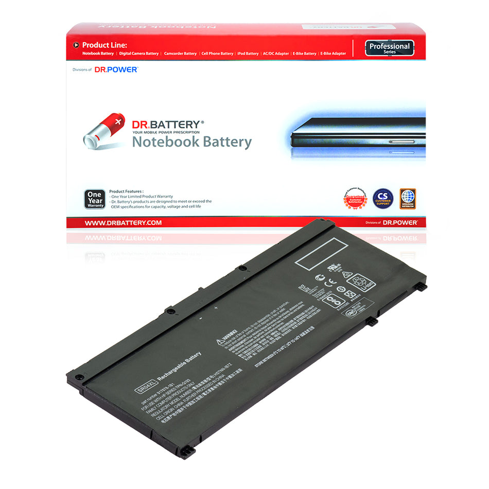 HP SR04XL 917724-855 Battery for HP Omen 15 ce000 ce011dx ce031tx ce032tx ce072tx ce007tx series HP Pavilion Power 15-cb000 15-cb045wm Series 917678-1B1 TPN-Q193 917678-2B1 [15.4V] Compatible Battery