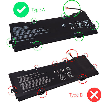 HP Spectre x360 15-bl012dx 15t-bl100 15-bl075nr 15-bl000 Series Laptop Battery KB06XL 902499-855 902401-2C1 HSTNN-DB7R [11.55V] Compatible Battery