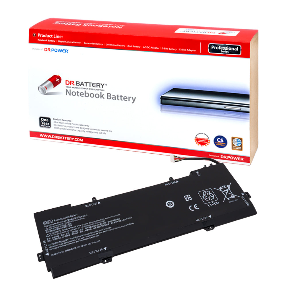 HP Spectre x360 15-bl012dx 15t-bl100 15-bl075nr 15-bl000 Series Laptop Battery KB06XL 902499-855 902401-2C1 HSTNN-DB7R [11.55V] Compatible Battery