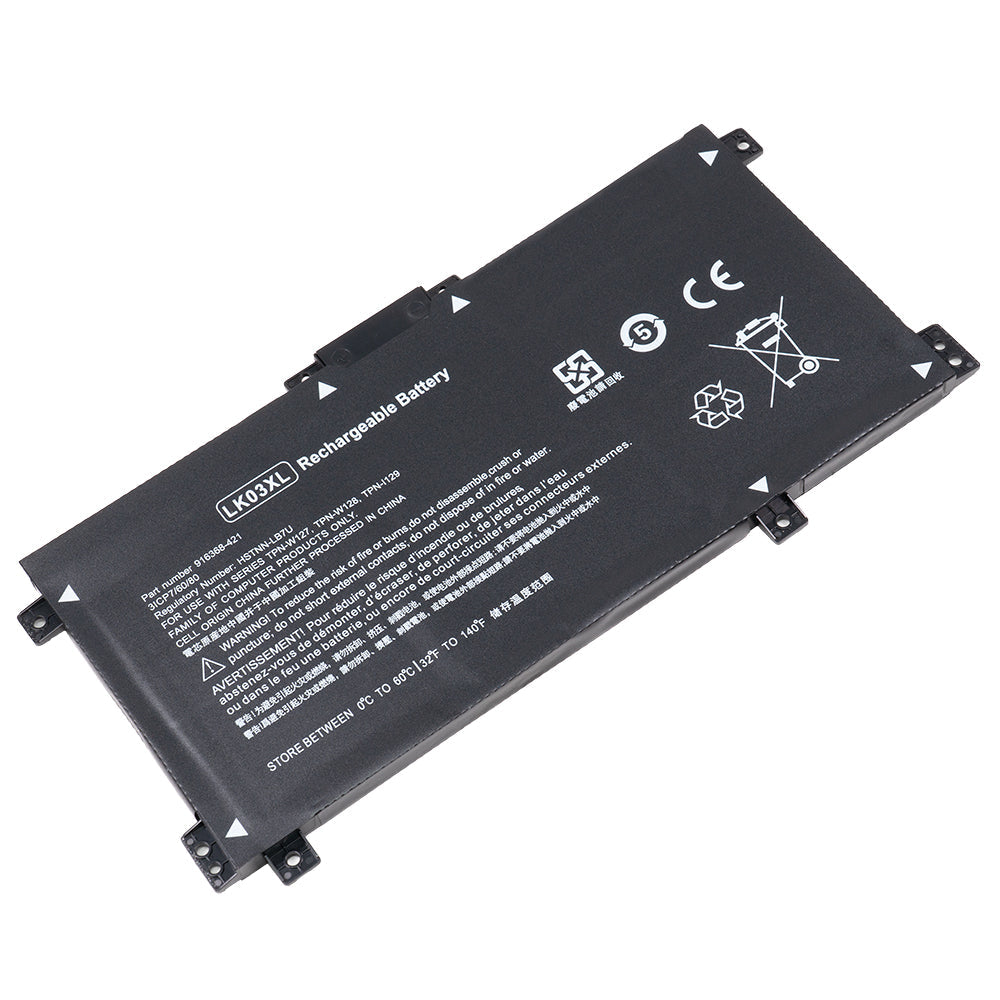 HP Envy x360 15-bp023ca 15-bp143cl 15-bp108ca 15-bp011tx 15-bp014tx 15-bp101ne 15-bp010ur 15-bp Series Laptop Battery LK03XL 916814-855 916368-421 HSTNN-UB7I TPN-I129 HSTNN-LB7U [11.55V] Compatible Battery