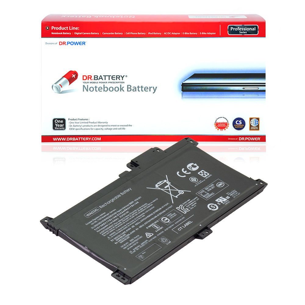 HP Pavilion X360 15-br052od 15-br095ms 15-br158cl 15-br010nr 15-br057cl 15-br077nr 15-br077cl 15-BK 15-BR 14-BA Series Laptop Battery WA03XL 916812-855 HSTNN-UB7H HSTNN-LB7T TPN-W126 916812-055 [11.4V] Compatible Battery