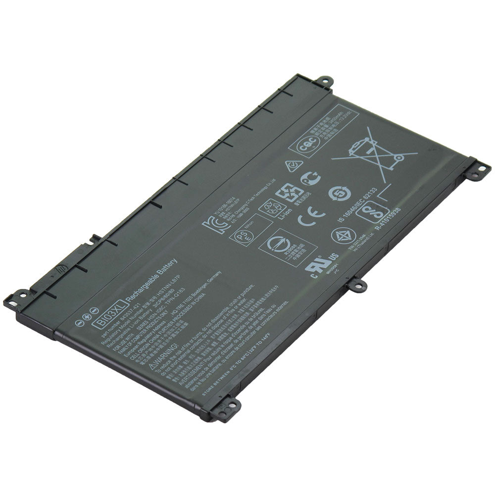 HP BI03XL ON03XL Laptop Battery Pavilion X360 13-U000 m3-u103dx m3-u001dx m3-u101dx M3-U000 U100TU U105DX U118TU Stream 14-AX000 844203-855 844203-850 843537-541 [11.55V / 39Wh] Laptop Battery Replacement