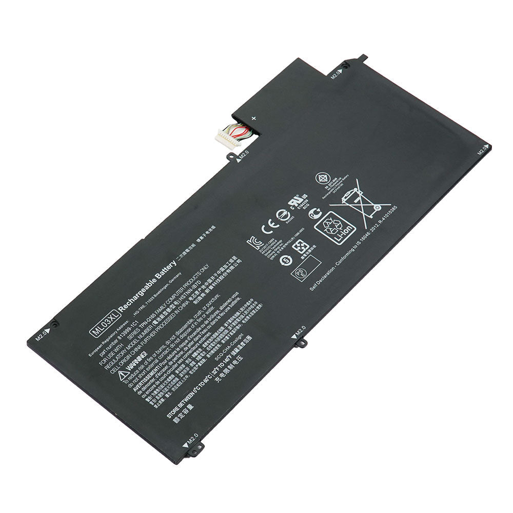 HP Spectre x2 12-a002dx 12-a006tu 12-a002tu 12-a001dx 12-a012tu 12-a014tu 12-A000 Series Laptop Battery ML03XL 814060-850 HSTNN-IB7D 813999-1C1 814277-005 ML03042XL [11.4V] Compatible Battery