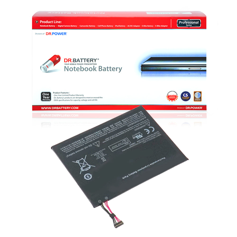 HP Pro Tablet 408 G1 T4N10UT T4N12UT Series Battery 805089-001 MLP3810980 I508O T5L65PA L4A35UT [3.8V] Compatible Battery