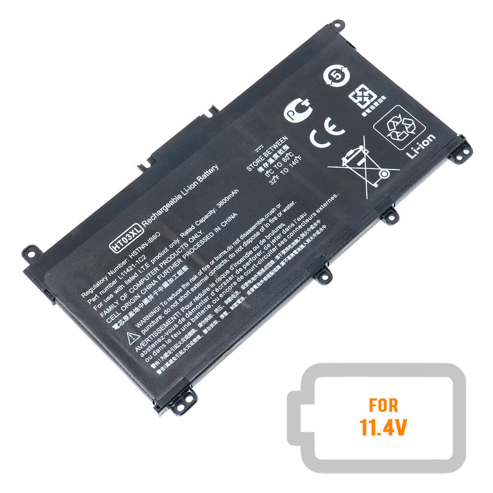 HP Pavilion 15-cw0017ca 15-cs2013ca 15-cs0053cl Laptop Battery L11119-855 HT03XL L11421-422 920070-856 HT03XLHP L11119-856 L11421-423 HSTNN-DB9D [11.4V] Compatible Battery