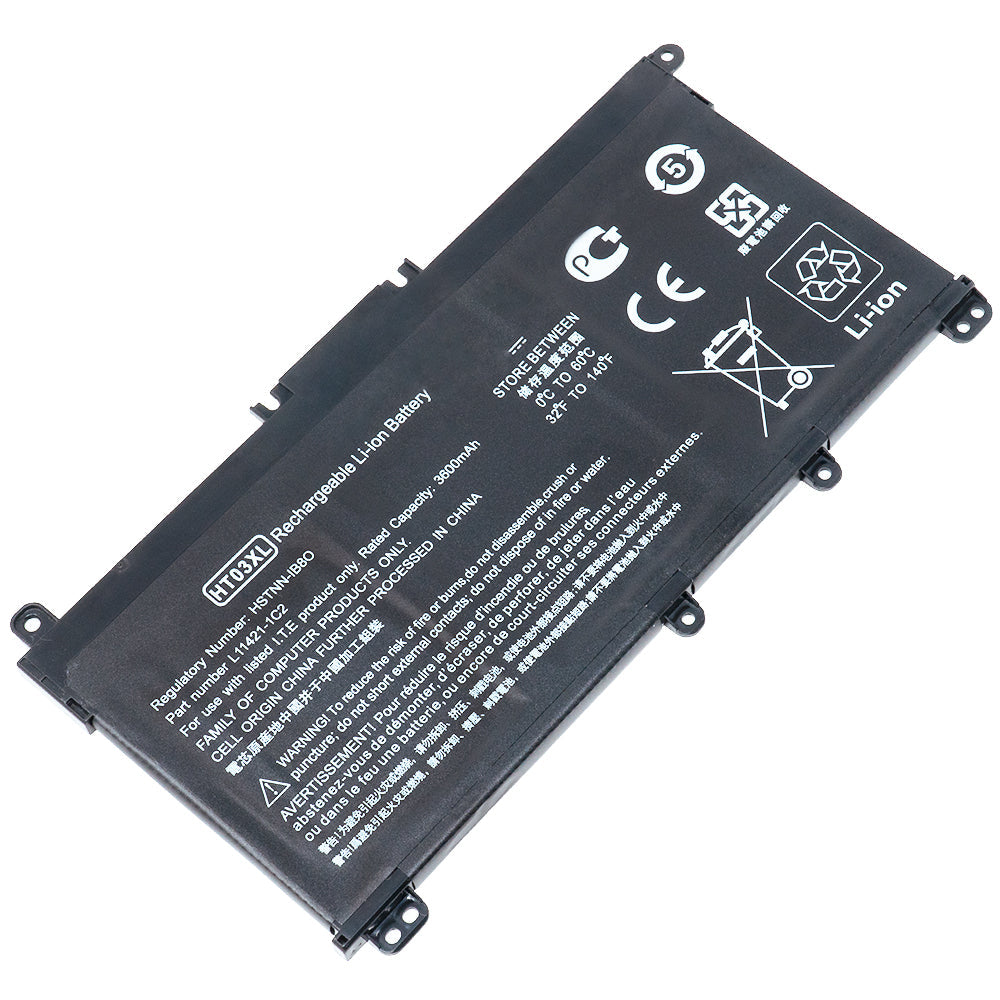 HP L11119-855 HT03XL 14-CE 14-CF 14-CK 14-cm 14-DF 14-DH 14-MA 14Q-CS 14Q-CY 14S-CF 14S-CR 15-CS 15-CW 15-DA 15-DB 15G-DR 15T-DA HSTNN-DB8R HSTNN-IB8O [11.4V / 39Wh] Laptop Battery Replacement